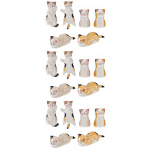 18St Keramische Stokjeshouder Kattenmodel Assorti Voor Tafelgebruik