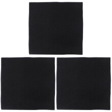 3St Aquarium Filterpad Zwart Biochemisch Stevig Vis Tanks