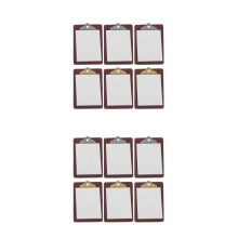 12Pcs Small Clipboards for Kids Dollhouse Decorative Mini Whiteboards