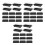 150Pcs Black Rectangular Sushi Heat Preservation Boxes 1