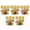100Pcs Gold Pet Decorative for Parties 1