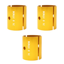 6St Lichtgewicht Aluminium Bike Handlebar Shim Gouden Adapter