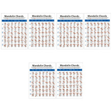 3St Mandoline Akkoord Diagrammen Slijtvast Kleurrijk En Draagbaar