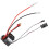 Brushed Motor Speed Controller ESC with Heat Sink Dual Running Mode Electronic Speed Controller High-Frequency Drive System Low Voltage Protection 3