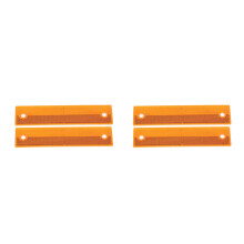 4St Gele Reflecterende Guardrail Wegmarkeringsmarkeerders Acryl