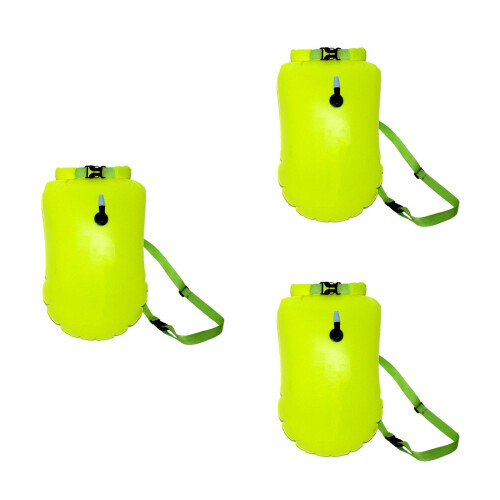 3Pièces Étanches Jaunes Robustes Pour Kayak, Rafting Camping