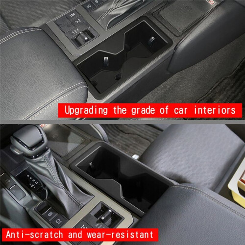 Porta Bicchiere D'Acqua In Silicone per Console Centrale Auto, Accessori Interni per  Prado LC250 2023+ 1