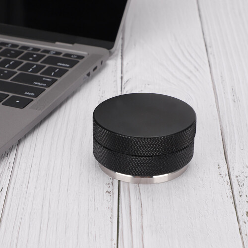 58mm Black Stainless Steel Coffee Tamper