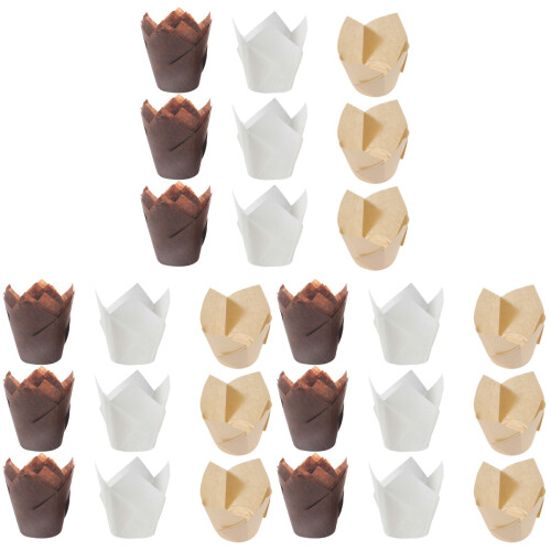 450Pièces Caissettes Papier Pour Gâteaux Usage Jetable