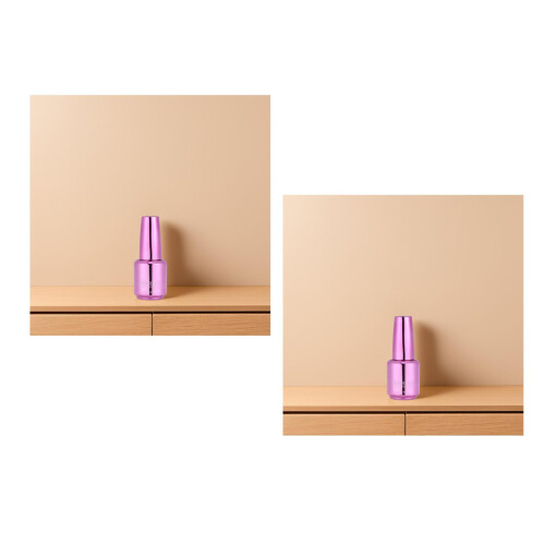 2Pièces Nail Polish Violet Séchage Rapide Nail Art Sécurisé