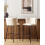 Beliani Set of 2 Bar Chairs MINA Boucle White 2