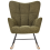 Beliani Rocking Chair OULU Boucle Dark Green 3