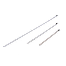 50 pcs Stainless Steel Cable Ties 7.9mm x 500mm Heavy Duty Metal Wraps