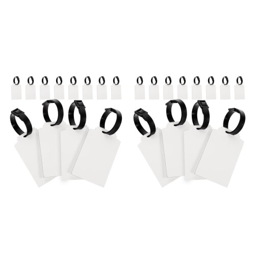 60Pièces Étiquettes Blanches DIY Personnalisables Résistantes