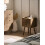 Beliani 2 Drawer Bedside Table RONGE Light Brown 2