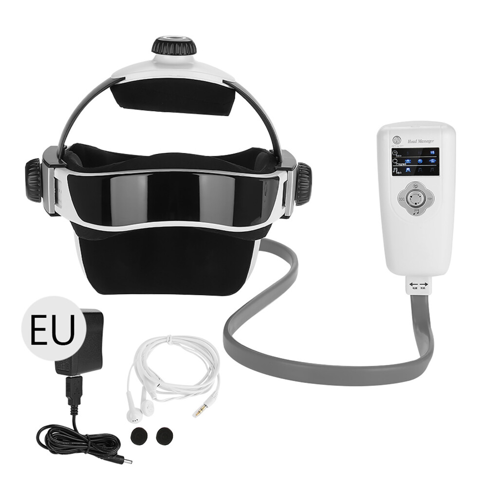 Deep Kneading Electric Head Massager, Pain Relief Device with4Massage Modes10Vibration Settings, Magnetic Alleviate for Eye Fatigue and Improved