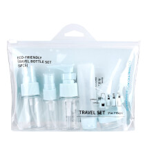 Durable Portable Travel Bottles, TSA Approved Leak Proof Containers for Toiletries, Safe Material Refillable Flight Size Cosmetics, Stylish Gift Set