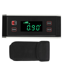 Versatile Level Instrument, Incorporates Protractor, Angle Finder, And Gauge, With V-Groove Magnetic Base, Absolute And Relative Measurement Modes,