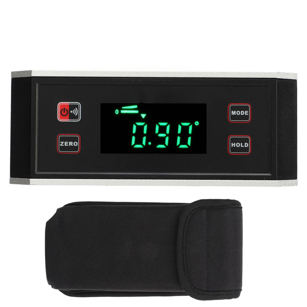Versatile Level Instrument, Incorporates Protractor, Angle Finder, And Gauge, With V-Groove Magnetic Base, Absolute And Relative Measurement Modes, 9479868752337