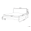 Beliani Bed WIZERNES 140 x 200 cm (EU Double) Light Oak 3