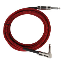 Connecteur pour instrument, accessoires pour guitare, connecteurs nickelés pour une fixation sécurisée, rouge, 6,35 mm / 1/4 po