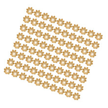 500St Gouden Metaal Bloem Bead Caps, DIY Sieraden Eindkap Accessoires