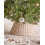 Beliani Christmas Tree Collar FLOCON Rattan Light Brown 47 cm 2
