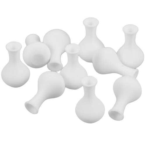 40St Witte Plastic Mini Voor Poppenhuis En Landschap