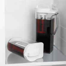Großer Wasserkrug 2,2 L, Ideal für Den Kühlschrank, Geeignet für Heiße und Kalte Getränke, Perfekt für Eistee, Saft und Getränke