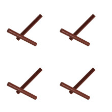 8St Reparatie Markers Donkerbruin Voor Meubel En Vloer