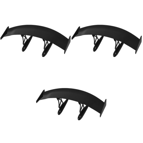 3St Duurzame Zwarte ABS Auto Rear Wing Spoiler Universeel