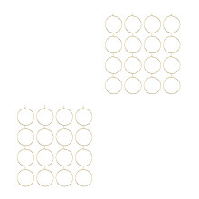 300Pièces -Verres Dorés DIY Pour Mariages Réunions Élégantes