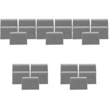 25Pcs Mixer Console Slider Fader Caps Grey Rubber Replacement Knobs
