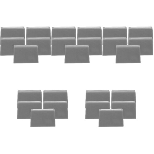 25Pcs Mixer Console Slider Fader Caps Grey Rubber Replacement Knobs
