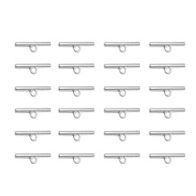 50Pcs Silver Metal Bag Buckles Sturdy T-Shaped Alloy DIY Accessories