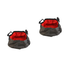 2St 12L Gele Camping Emmer Vouwbaar Outdoor Waterbak