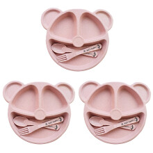 9St Roze Baby Bord Van Tarwestro Met En Vakverdeling Kids