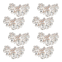 8St Zinc Alloy Schoenornamenten Roze Afneembare Clips