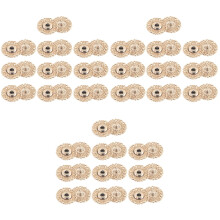 30St Gouden Snap Buttons Sneeuwvlokpatroon Voor Naaien