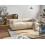 Beliani Sofa 3 Seater SALLA Boucle Off-White 2