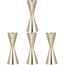 4St Gouden Dubbele Ounce Cup Cocktail Jigger Rvs Bar Maatbeker