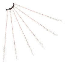 6St Sprankelende Haar Tinsel Strengen Met Clip Voor Feestkapsel