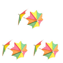 150St Fruit Tray Parasol Picks, Kleurrijke Mini Drink Umbrellas