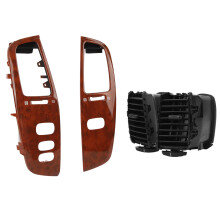 Replacement Air Vent Outlet for Toyota Land Cruiser FJ100 1998-2007, Built to Last Custom Fit Low Maintenance Heat Dissipation Function Wood Grain