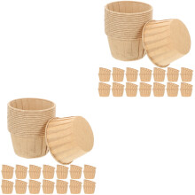 300St Papieren Muffin Cups Khaki – Ideaal Voor Thuis En Feest