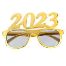 1Paar Gouden 2023 Feestbril St Material Nieuwejaar Party Decoratie