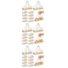 30St Gouden Dessertdozen Met Handvat Voor En Cake