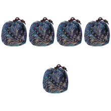 5St Blauwe Theekop Trekkoordzak Voor En Sieraden