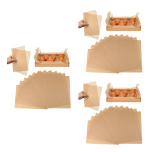 300St Khaki Vetvrij Bakpapier Voor Oven Airfryer En Voedselverpakking