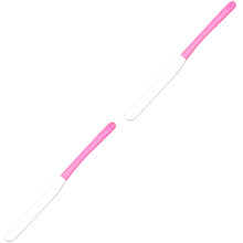 2St Roze Rvs Make-Up Mengspatula Comfortabel En Duurzaam Tool